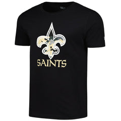 New Orleans Saints New Era Camo Logo T-Shirt - Black outlet