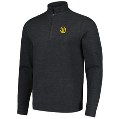 San Diego Padres Vineyard Vines Saltwater Quarter-Zip Jacket - Black
