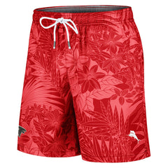 Atlanta Falcons Santiago Palms Board Shorts - Red outlet