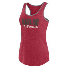 Tampa Bay Buccaneers Women's Plus Size Fuel Tank Top - Heather Red for sale
