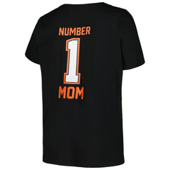 Cincinnati Bengals Women's Plus Size Mother's Day #1 Mom V-Neck T-Shirt - Black discount