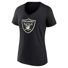 Las Vegas Raiders Women's Plus Size Mother's Day #1 Mom V-Neck T-Shirt - Black outlet
