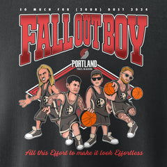 Fall Out Boy x Portland Trail Blazers Unisex So Much For (2our) Dust Pullover Sweatshirt - Black outlet