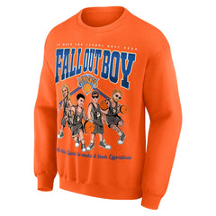 Fall Out Boy x New York Knicks Unisex So Much For (2our) Dust Pullover Sweatshirt - Orange online