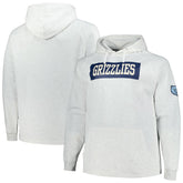 Memphis Grizzlies Big & Tall Raglan Tri-Blend Pullover Hoodie - Ash | Fanatics online