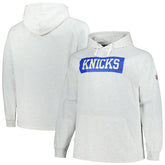 New York Knicks Big & Tall Raglan Tri-Blend Pullover Hoodie - Ash | Fanatics on sale
