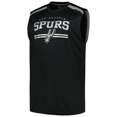 San Antonio Spurs Big & Tall Birdseye Muscle Tank Top - Black | Fanatics cheap