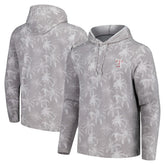 Texas Rangers Tommy Bahama Palm Frenzy Hoodie Long Sleeve T-Shirt - Gray