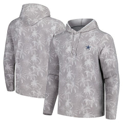 Dallas Cowboys Palm Frenzy Hoodie Long Sleeve T-Shirt - Gray for sale