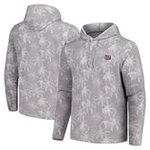 New York Giants Palm Frenzy Hoodie Long Sleeve T-Shirt - Gray discount