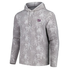 New York Giants Palm Frenzy Hoodie Long Sleeve T-Shirt - Gray discount