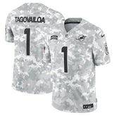 Tua Tagovailoa Miami Dolphins 2024 Salute to Service Limited Jersey - Arctic Camo | Nike sale