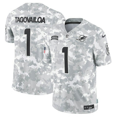 Tua Tagovailoa Miami Dolphins 2024 Salute to Service Limited Jersey - Arctic Camo | Nike sale