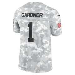 Sauce Gardner New York Jets 2024 Salute to Service Limited Jersey - Arctic Camo | Nike discount