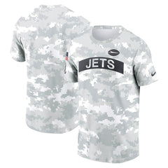 New York Jets 2024 Salute To Service Performance T-Shirt - Arctic Camo | Nike for sale