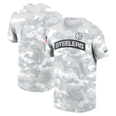 Pittsburgh Steelers 2024 Salute To Service Performance T-Shirt - Arctic Camo | Nike on sale