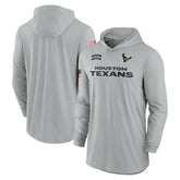 Houston Texans 2024 Salute to Service Lightweight Dri-FIT Long Sleeve Hoodie T-Shirt - Gray | Nike on sale
