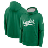 Philadelphia Eagles Rewind Club Logo Pullover Hoodie - Kelly Green | Nike on sale