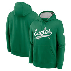 Philadelphia Eagles Rewind Club Logo Pullover Hoodie - Kelly Green | Nike on sale