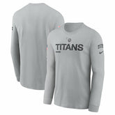 Tennessee Titans 2024 Salute To Service Long Sleeve T-Shirt - Gray | Nike on sale