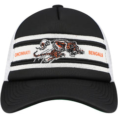 Cincinnati Bengals Youth Stripe Trucker Adjustable Hat - Black on sale