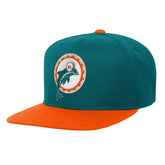 Miami Dolphins Youth Team Two-Tone Snapback Hat - Aqua cheap