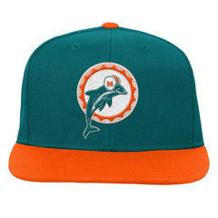 Miami Dolphins Youth Team Two-Tone Snapback Hat - Aqua cheap
