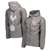 Tottenham Hotspur Home Match Hoodie Full-Zip Windbreaker Jacket - Gray cheap