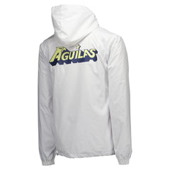 Club America Home Match Hoodie Full-Zip Windbreaker Jacket - White cheap