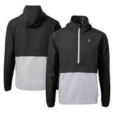 Baltimore Orioles Cutter & Buck City Connect Charter Eco Recycled Half-Zip Anorak Jacket - Black/Gray