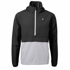 Baltimore Orioles Cutter & Buck City Connect Charter Eco Recycled Half-Zip Anorak Jacket - Black/Gray