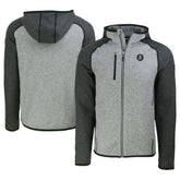 Baltimore Orioles Cutter & Buck City Connect Mainsail Full-Zip Hoodie - Heather Gray/Heather Charcoal