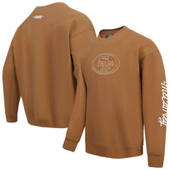 Christian McCaffrey San Francisco 49ers Pro Standard Pullover Crewneck Sweatshirt - Brown on sale