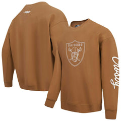 Maxx Crosby Las Vegas Raiders Pro Standard Pullover Crewneck Sweatshirt - Brown discount