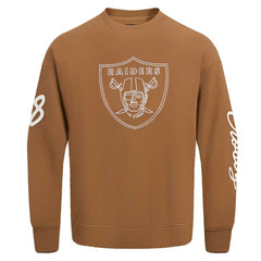 Maxx Crosby Las Vegas Raiders Pro Standard Pullover Crewneck Sweatshirt - Brown discount