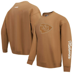 Patrick Mahomes Kansas City Chiefs Pro Standard Pullover Crewneck Sweatshirt - Brown outlet