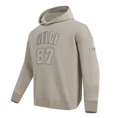 Travis Kelce Kansas City Chiefs Pro Standard Player Name & Number Pullover Hoodie - Tan for sale
