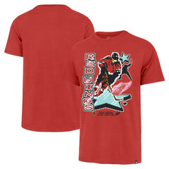 Detroit Red Wings '47 Lamp Lighter Franklin T-Shirt Red
