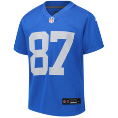 Sam LaPorta Detroit Lions Youth Game Jersey - Blue | Nike sale