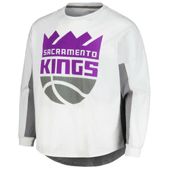 Sacramento Kings Stadium Essentials Rally Pullover Sweatshirt - White on sale