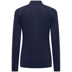 Winnipeg Jets Levelwear Women's Kinetic Insignia Core Quarter-Zip Pullover Top Navy