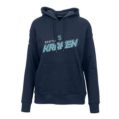 Seattle Kraken Levelwear Women's Adorn Premier 2.0 Fleece Pullover Hoodie Deep Sea Blue