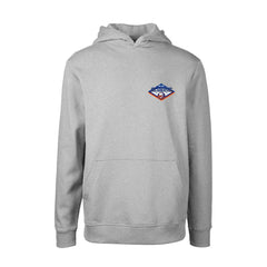 New York Islanders Levelwear Youth Podium Club Patch 2.0 Fleece Pullover Hoodie Gray