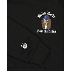 Women's Bella Dona x Los Angeles Dodgers Pullover Hoodie - Black | New Era