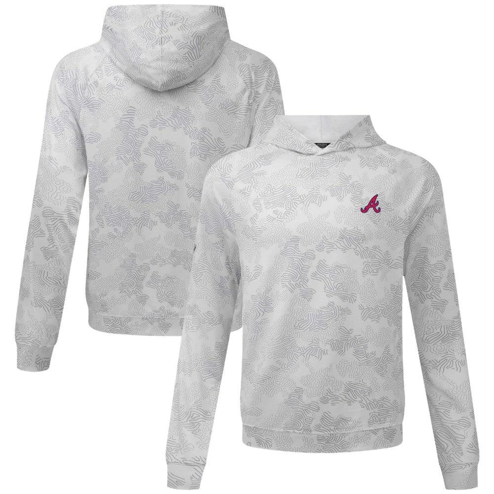 Atlanta Braves Levelwear Blender Insignia Hoodie - White