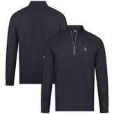 Colorado Rockies Levelwear Theory Insignia Quarter-Zip Pullover - Black