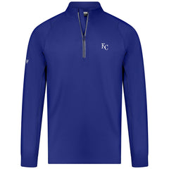 Kansas City Royals Levelwear Theory Insignia Quarter-Zip Pullover - Royal