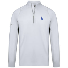 Los Angeles Dodgers Levelwear Theory Insignia Quarter-Zip Pullover - White