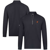 Baltimore Orioles Levelwear Theory Insignia Quarter-Zip Pullover - Black