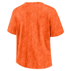 Philadelphia Flyers Fanatics Women's Faded Wash T-Shirt Orange